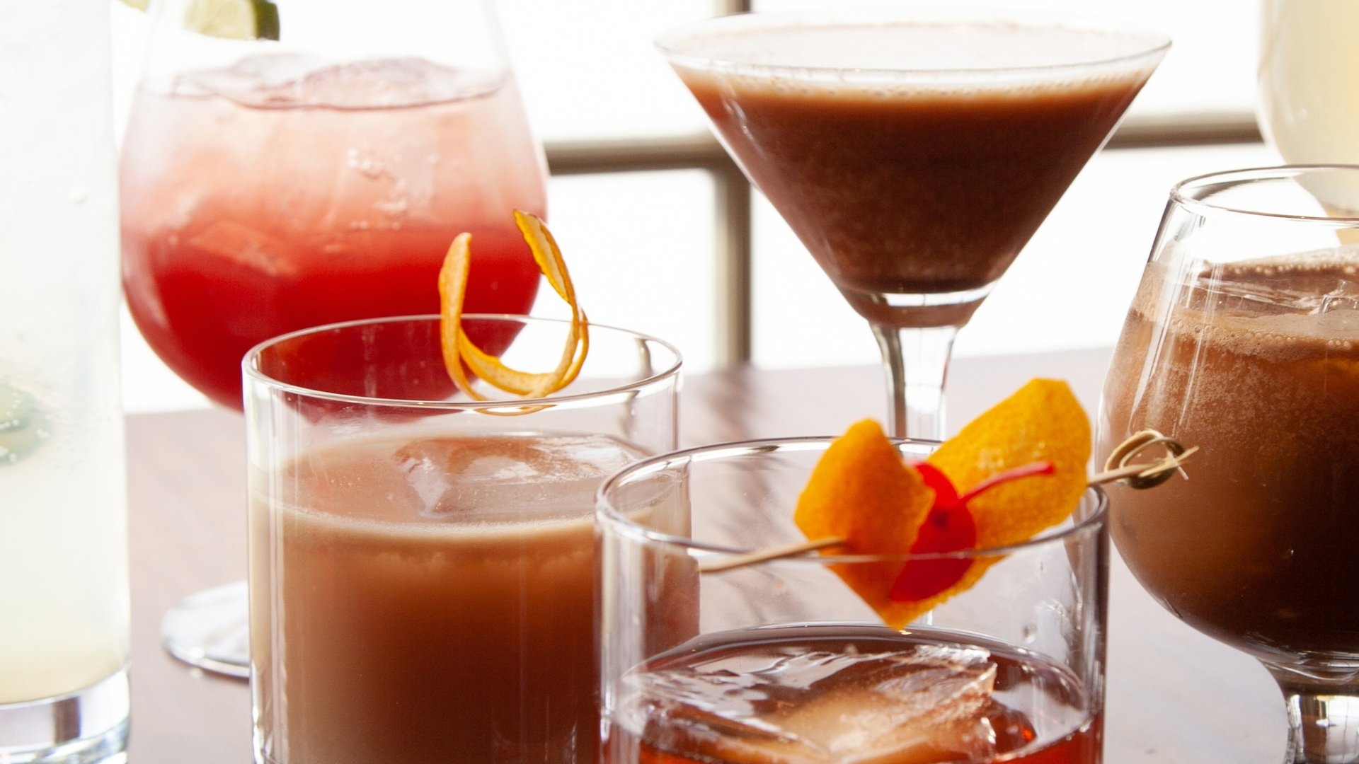 Variety of cocktails served at 1833 Kitchen & Bar.